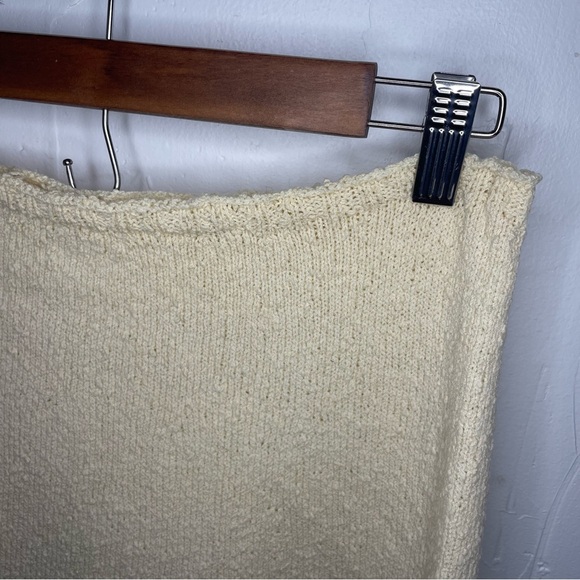 Vintage 1950s Cream Knit Cardigan and Skirt Set​ - Picture 9 of 16